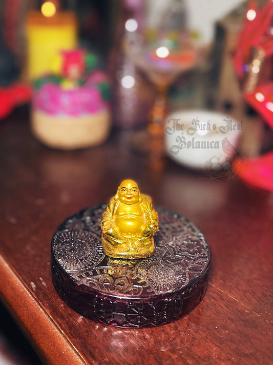 Mini Golden Buddha Figurine (1.5in)