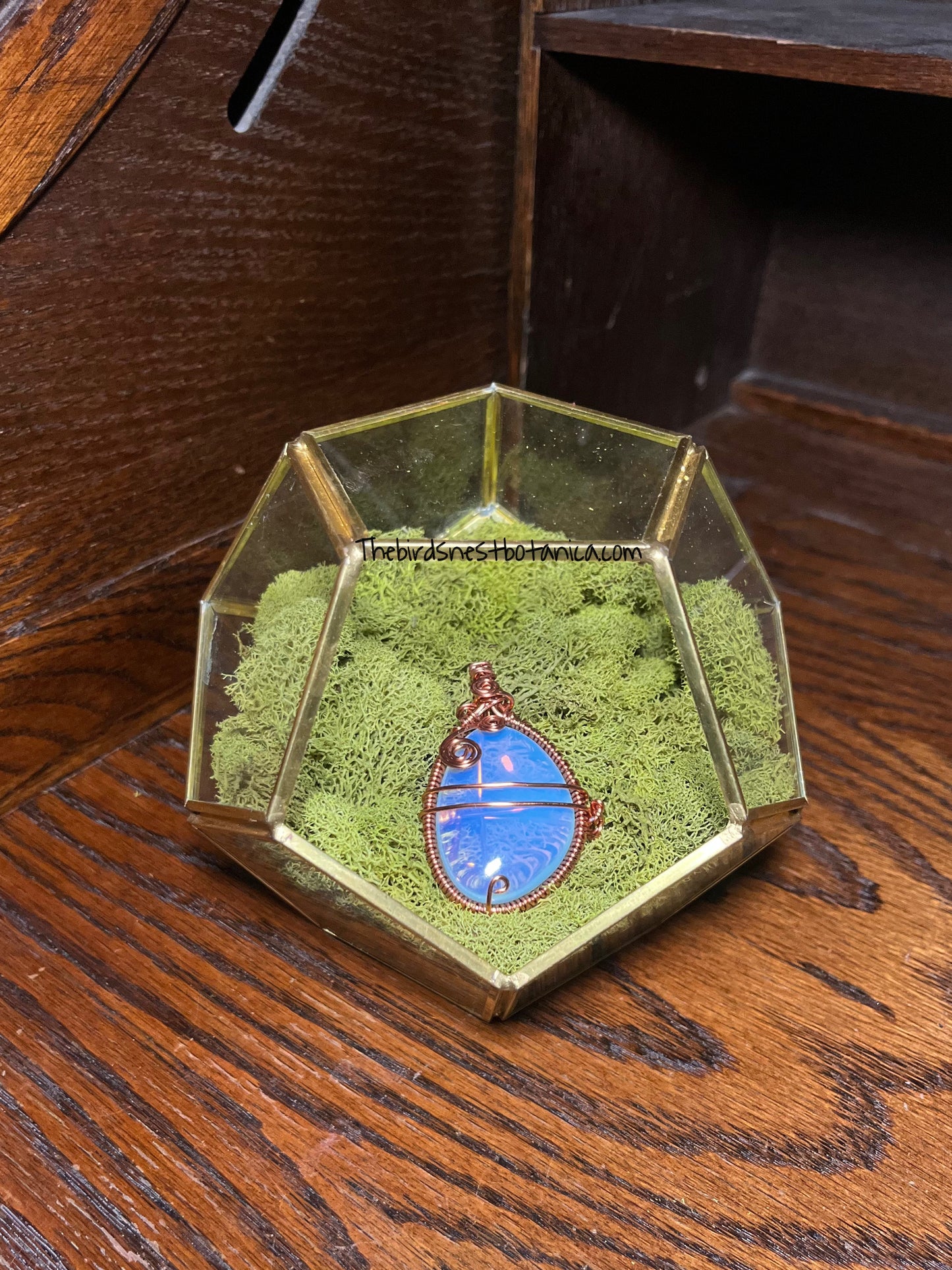 Opalite Wire Wrapped Pendant
