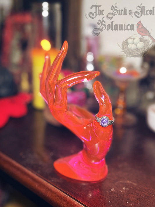 Charoite Sterling Silver Ring Size 9