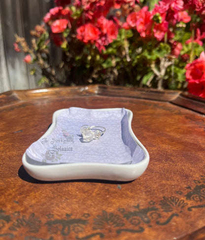 Clear Quartz Stackable Wire Wrapped Ring (Size 8)