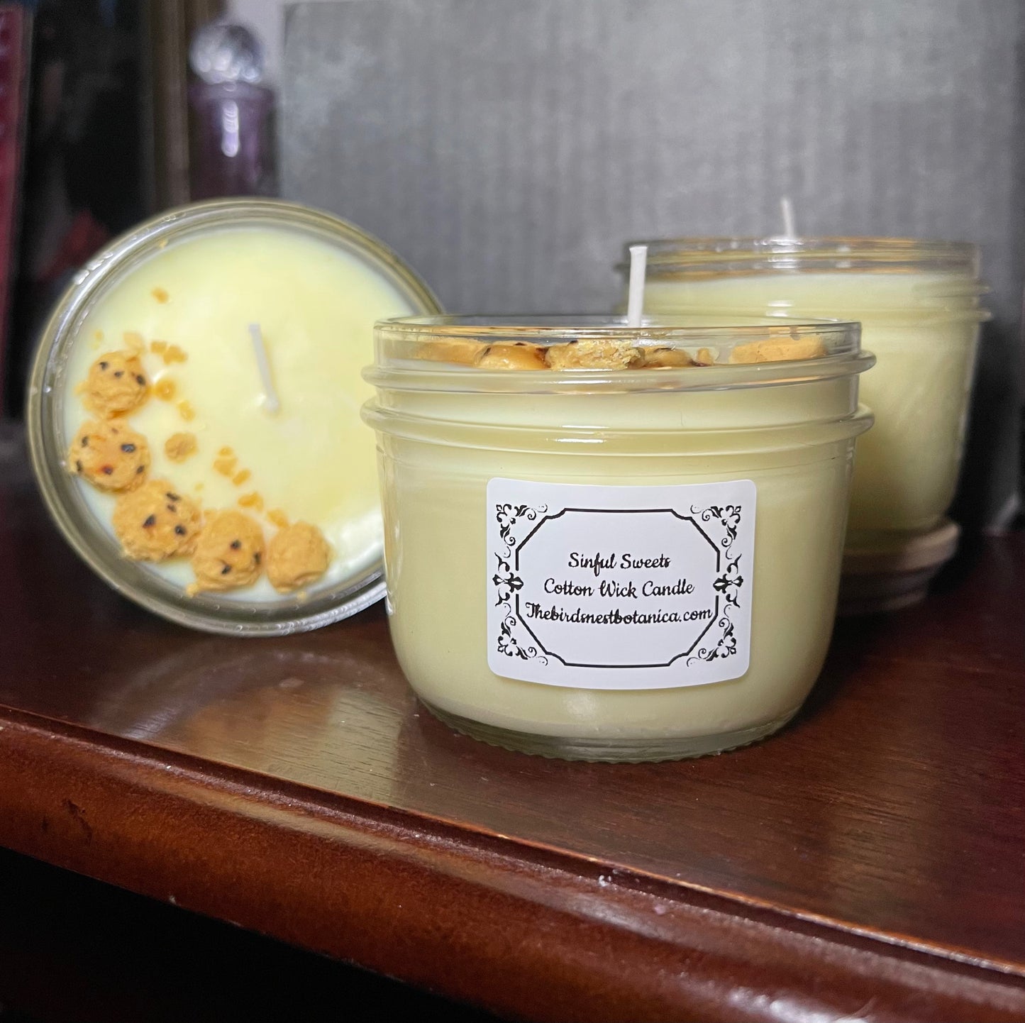"Sinful Sweets" Soy Wax Mason Jar Candle 8oz