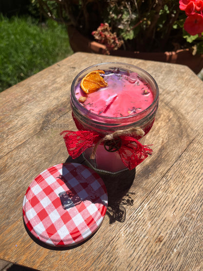 "Witch's Love Bomb" - Soy Wax Jar Candle 8oz