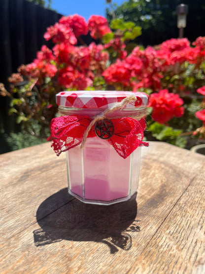"Witch's Love Bomb" - Soy Wax Jar Candle 8oz