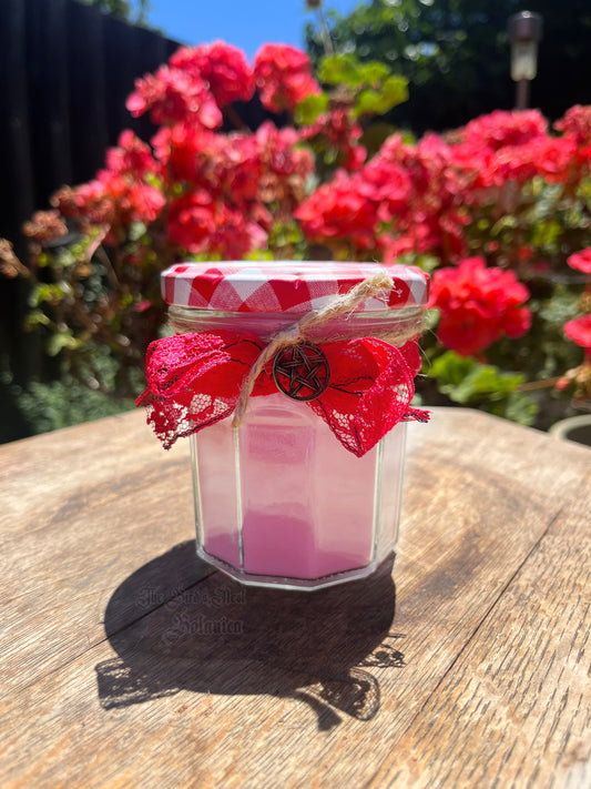 "Witch's Love Bomb" - Soy Wax Jar Candle 8oz