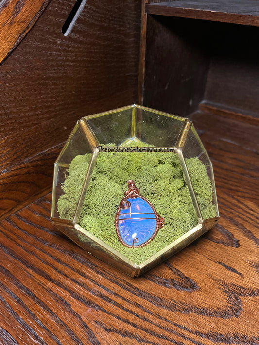 Opalite Wire Wrapped Pendant