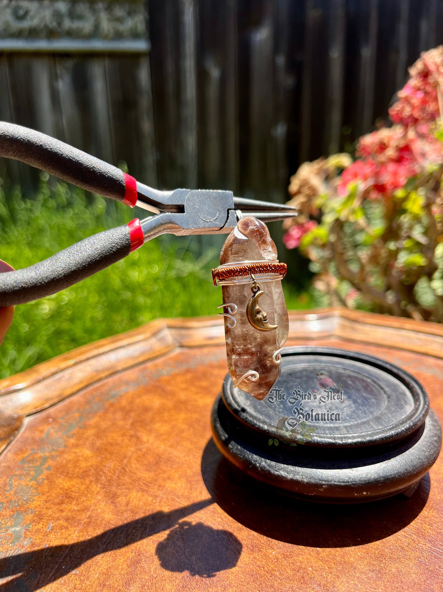Madagascar Quartz Wire Wrapped Pendant