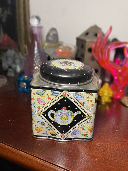 Vintage Mary Engelbreit Tea Tin Canister