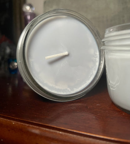 "Debonair Cashmere" Soy Wax Mason Jar Candle 8oz