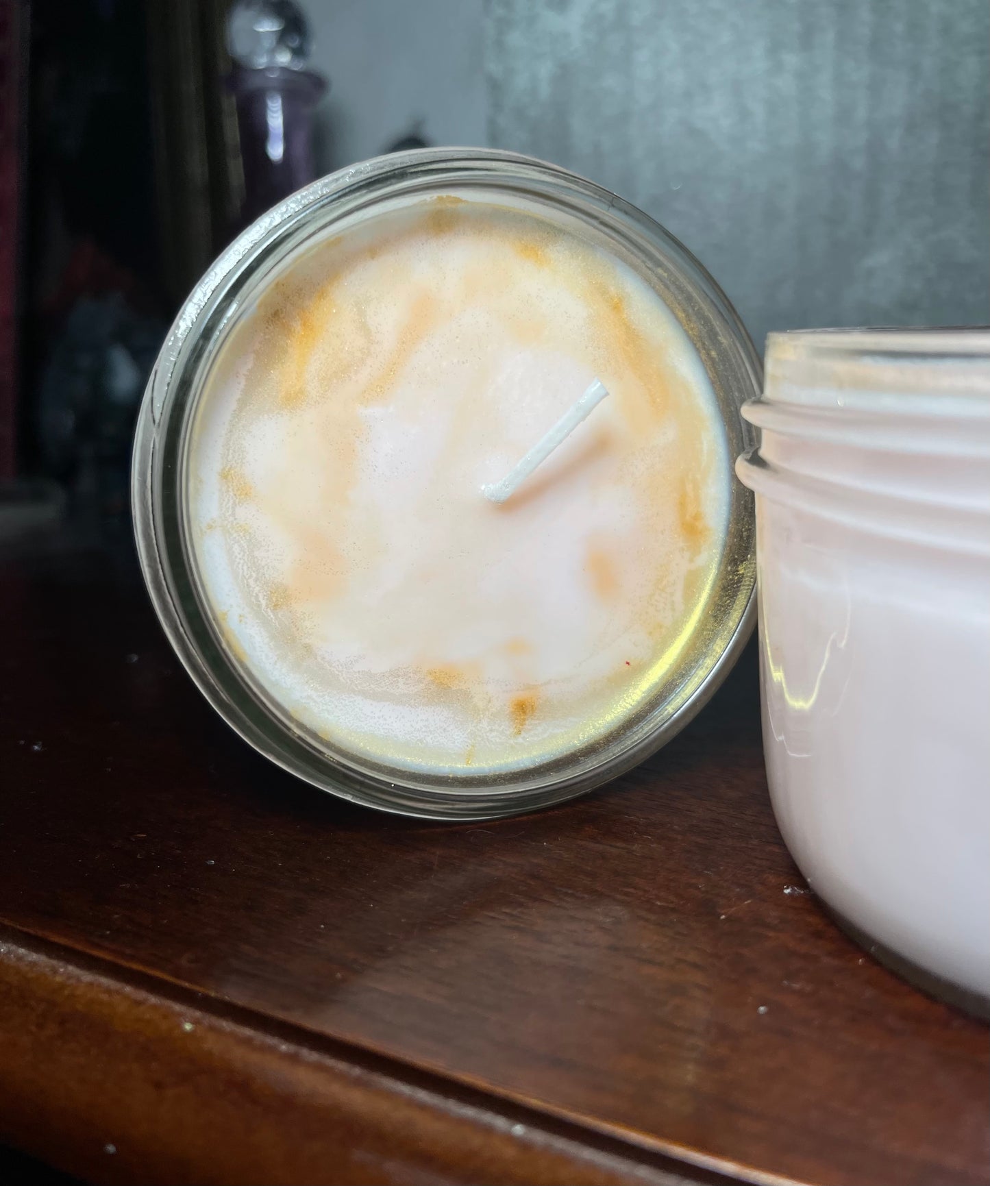 "Dubai Rose" Soy Wax Mason Jar Candle 8oz
