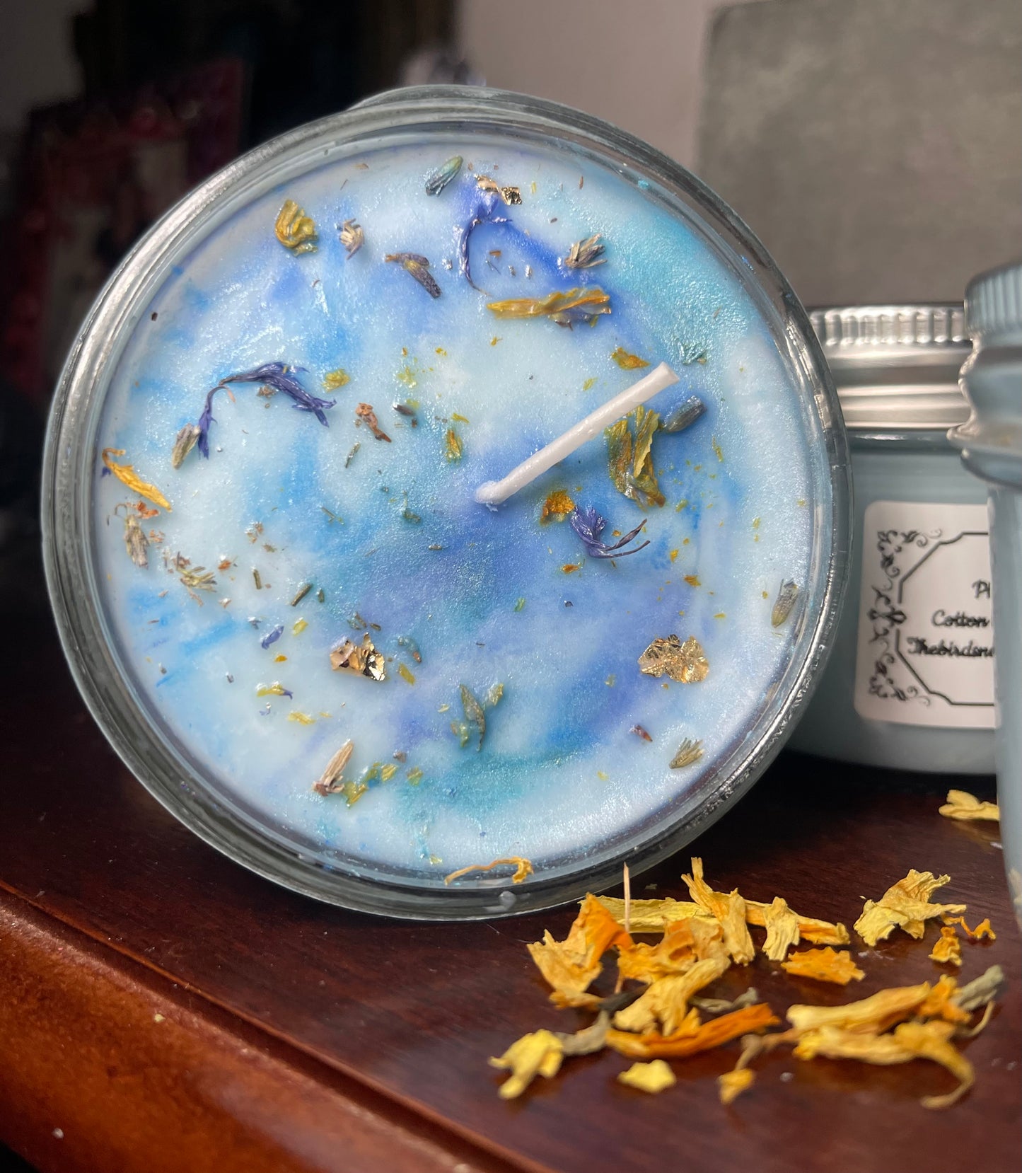 "Pixie Flora" Soy Wax Mason Jar Candle 8oz