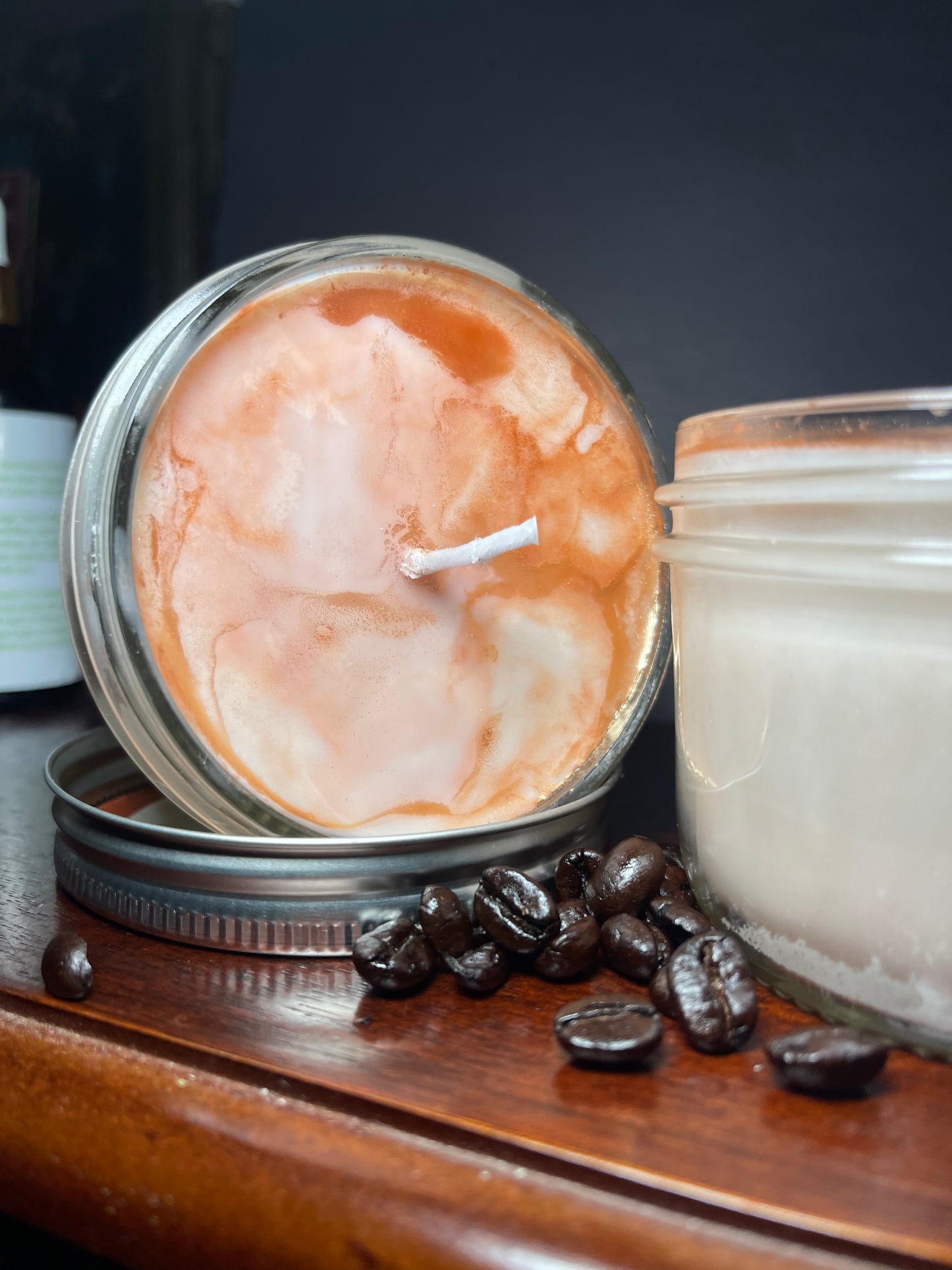 "Conjured Mocha" Soy Wax Mason Jar Candle 8oz