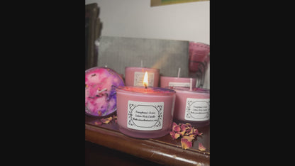 "Persephone's Grove" Marble-Top Cotton Wick Soy Wax Candle 4oz